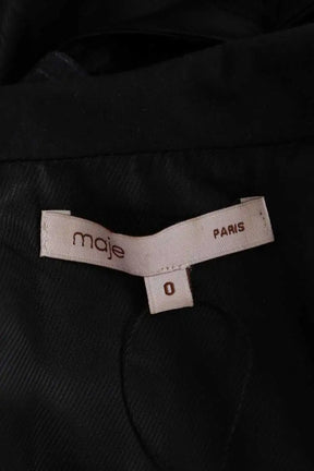 Veste Maje Noir en Lin