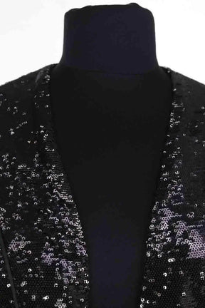 Veste Maje Noir en Paillettes