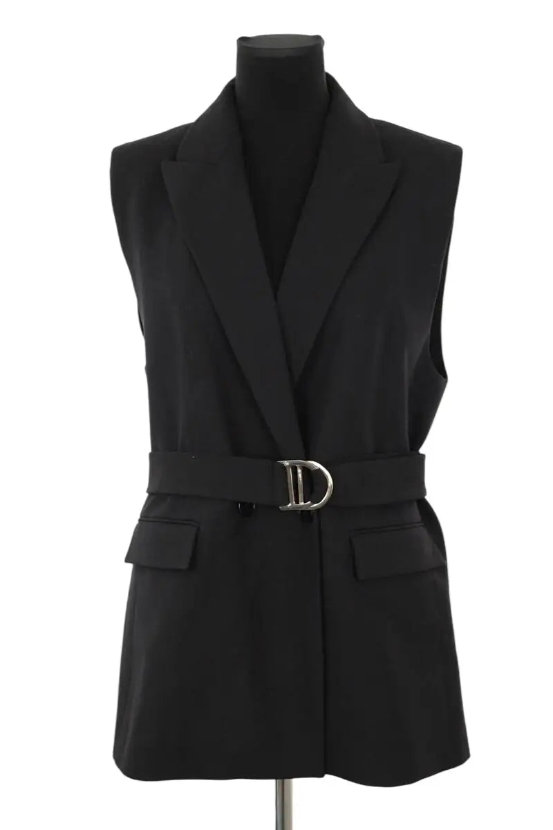 Veste Maje Noir en Polyester, taille S - Seconde Main