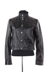 Veste Maje Noir en Synthétique, taille S - Seconde Main