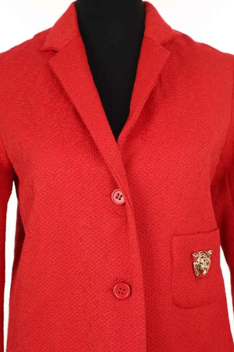 Veste Maje Rouge en Coton