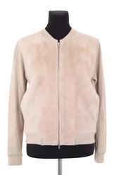 Veste Majestic Filatures Beige en Laine, taille S - Seconde Main