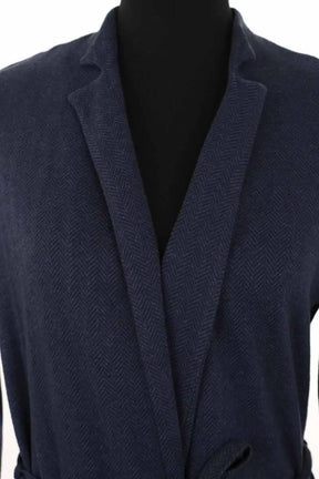 Veste Majestic Filatures Bleu en Cachemire