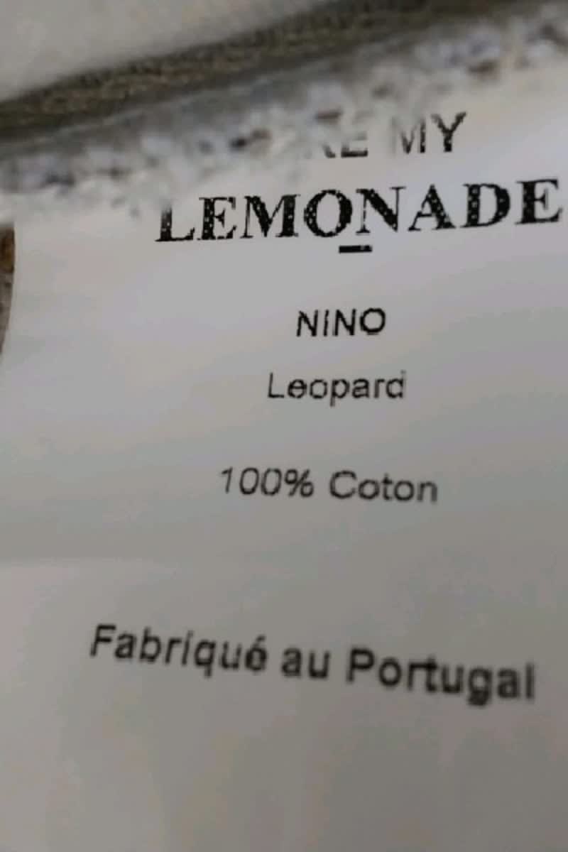 Veste Make My Lemonade Marron en Coton