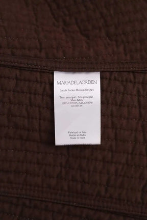 Veste Maria de la Orden Marron en Coton