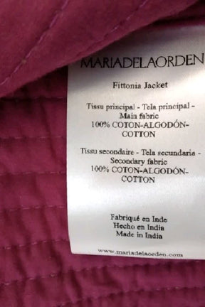 Veste Maria de la Orden Vert en Coton