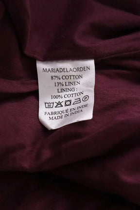 Veste Maria de la Orden Violet en Coton