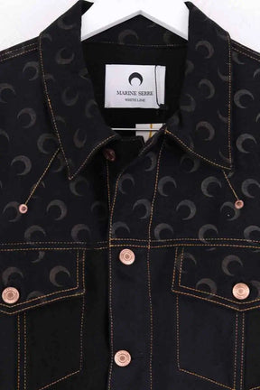 Veste Marine Serre Noir en Coton