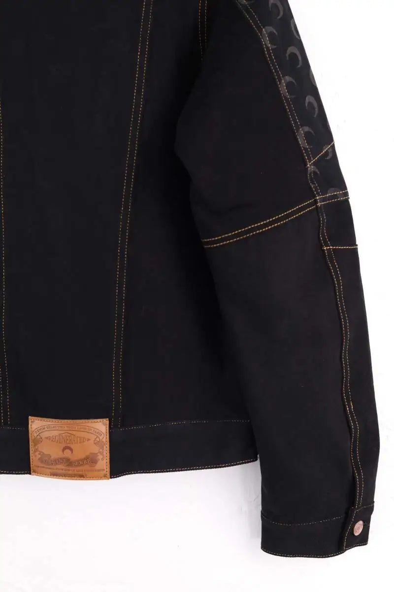 Veste Marine Serre Noir en Coton