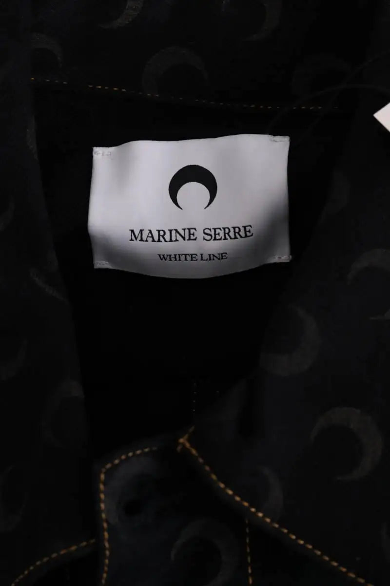 Veste Marine Serre Noir en Coton