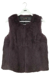 Veste Max & Moi Gris en Fourrure, taille L - Seconde Main