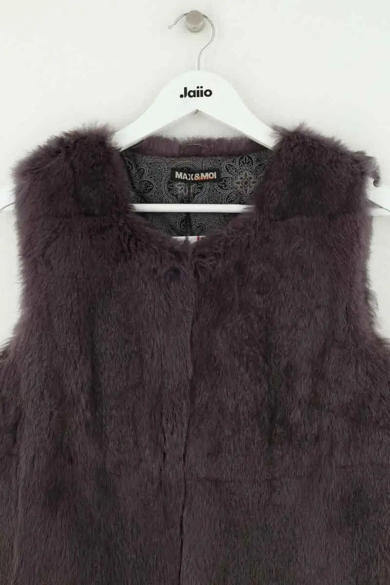 Veste Max & Moi Gris en Fourrure
