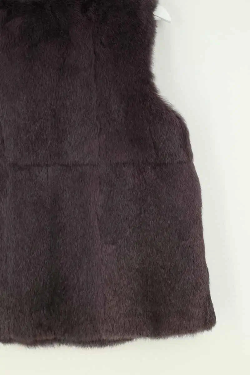 Veste Max & Moi Gris en Fourrure