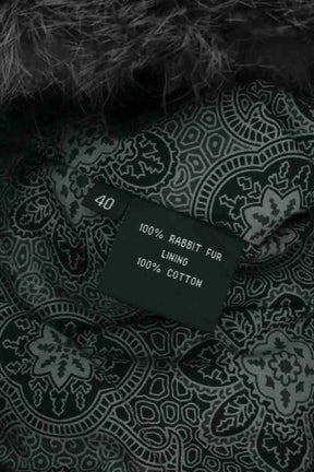 Veste Max & Moi Gris en Fourrure