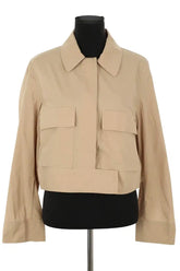 Veste Mes Demoiselles Kaki en Coton, taille L - Seconde Main