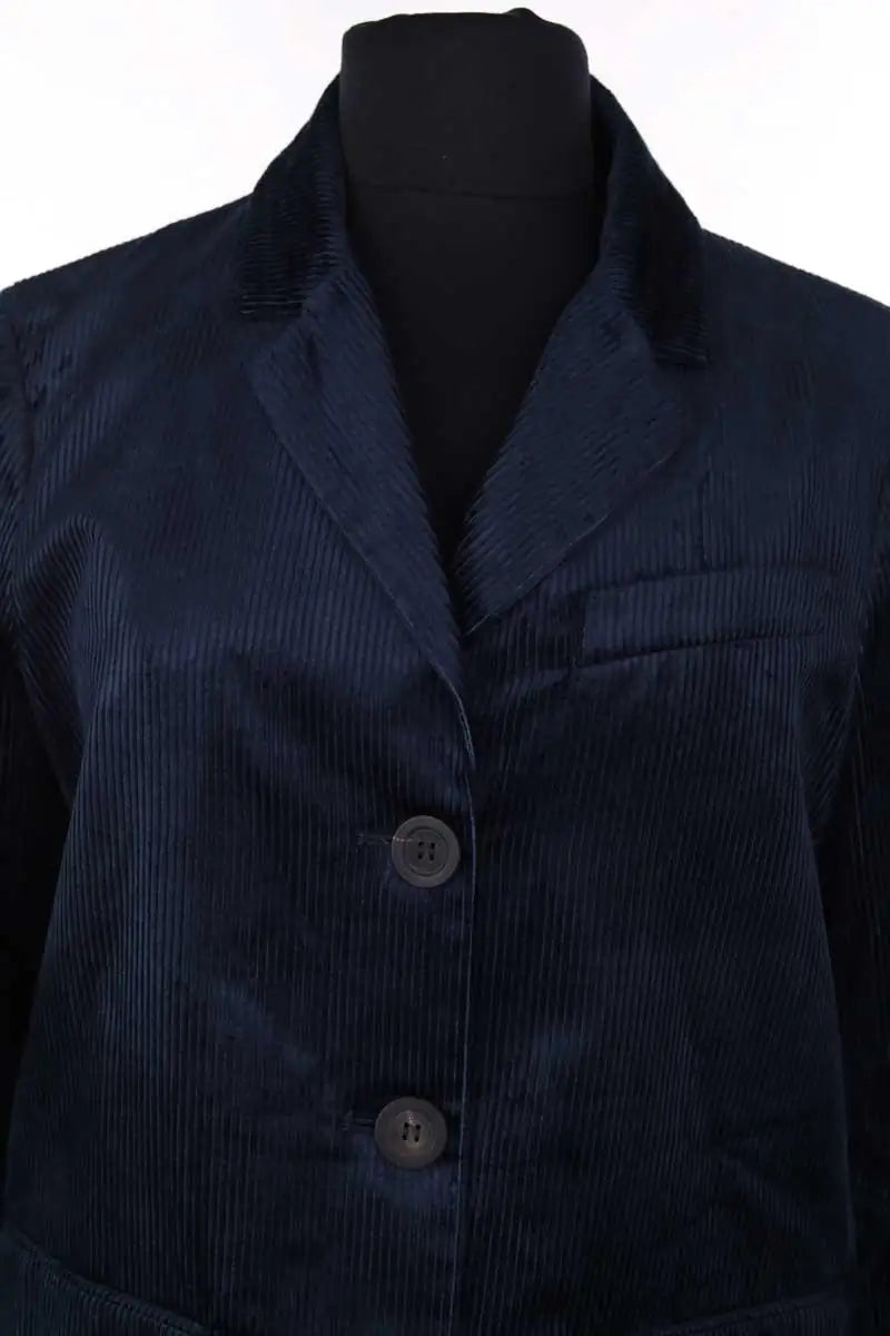 Veste Momoni Bleu en Soie