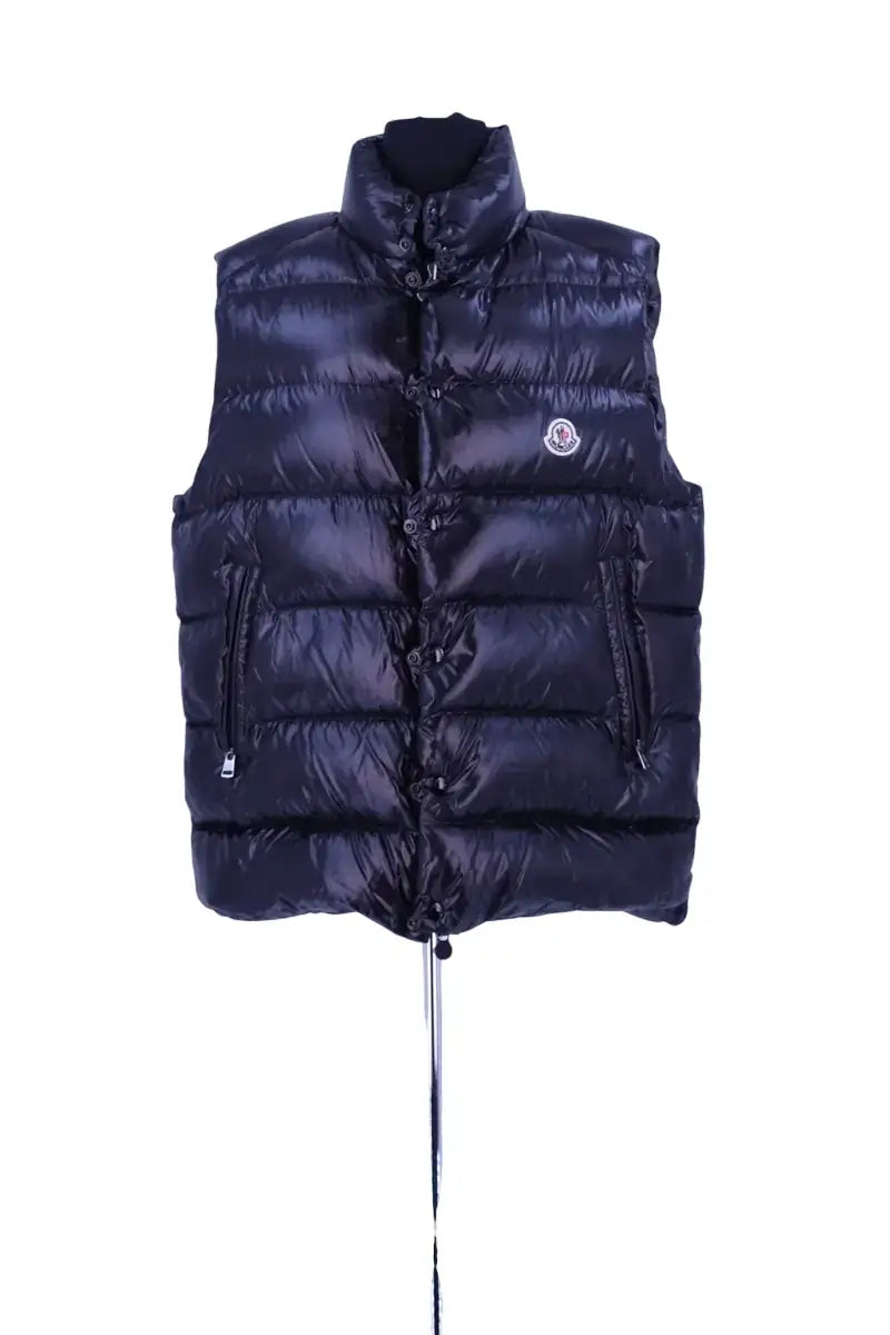 Veste Moncler Noir en Synthétique, taille XS - Seconde Main