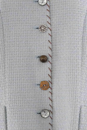 Veste Moschino Bleu en Coton