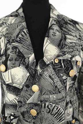 Veste Moschino Noir en Coton