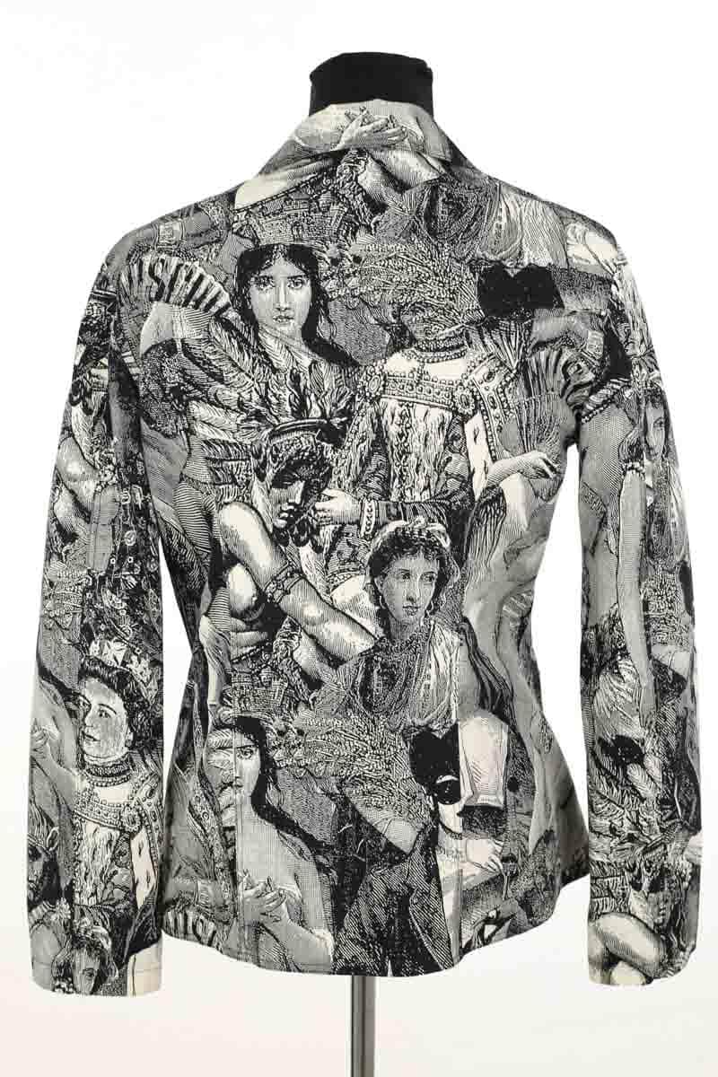 Veste Moschino Noir en Coton