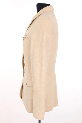 Veste Mugler Beige en Laine