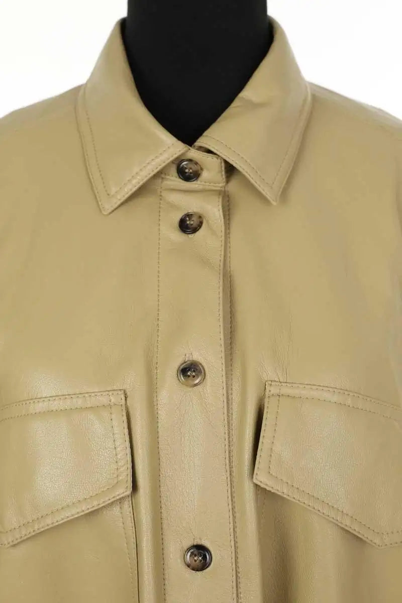 Veste Nanushka Camel en Polyester