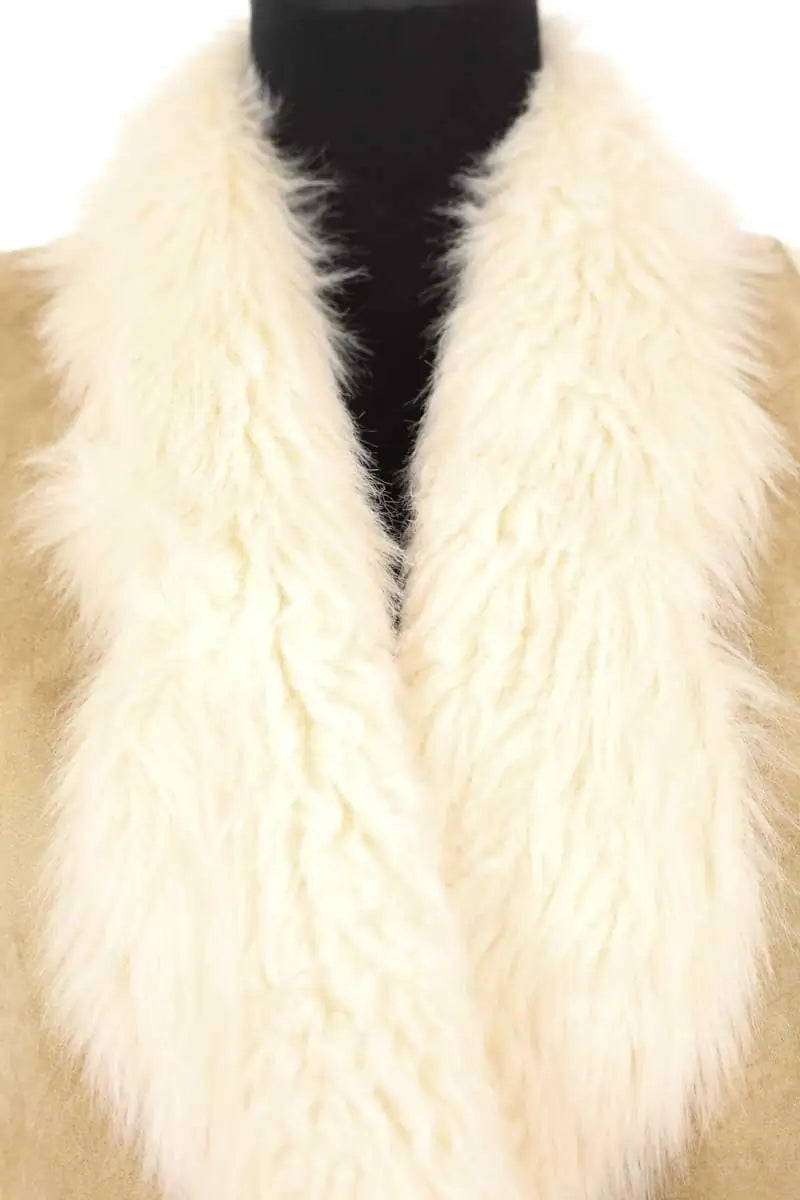 Veste Notshy Ecru en Polyester
