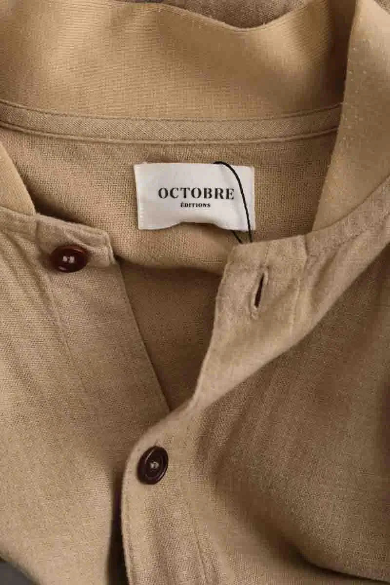 Veste Octobre Beige en Coton