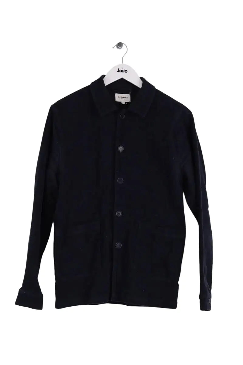 Veste Octobre Marine en Coton, taille S - Seconde Main