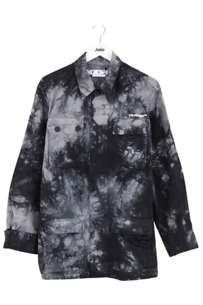 Veste Off White Noir en Coton, taille M - Seconde Main