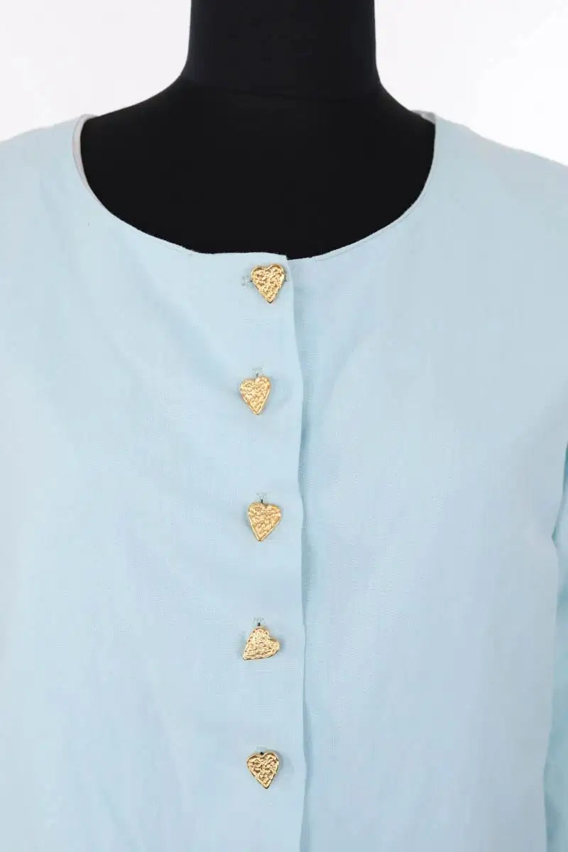 Veste Other Brand Bleu en Lin
