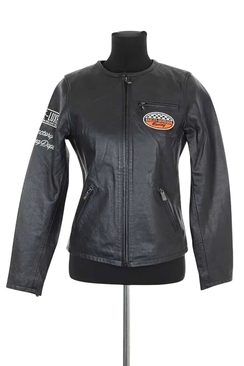 Veste Other Brand Noir en Cuir, taille XS - Seconde Main