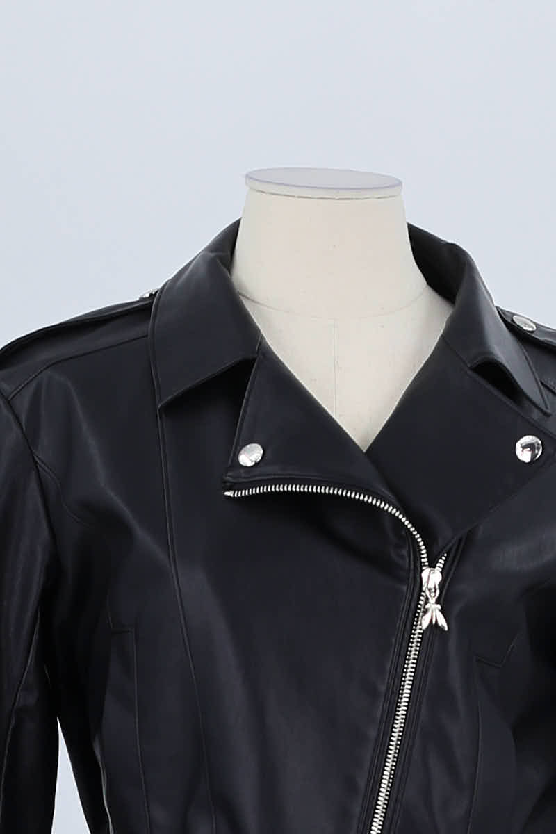 Veste Patrizia Pepe Noir en Synthétique