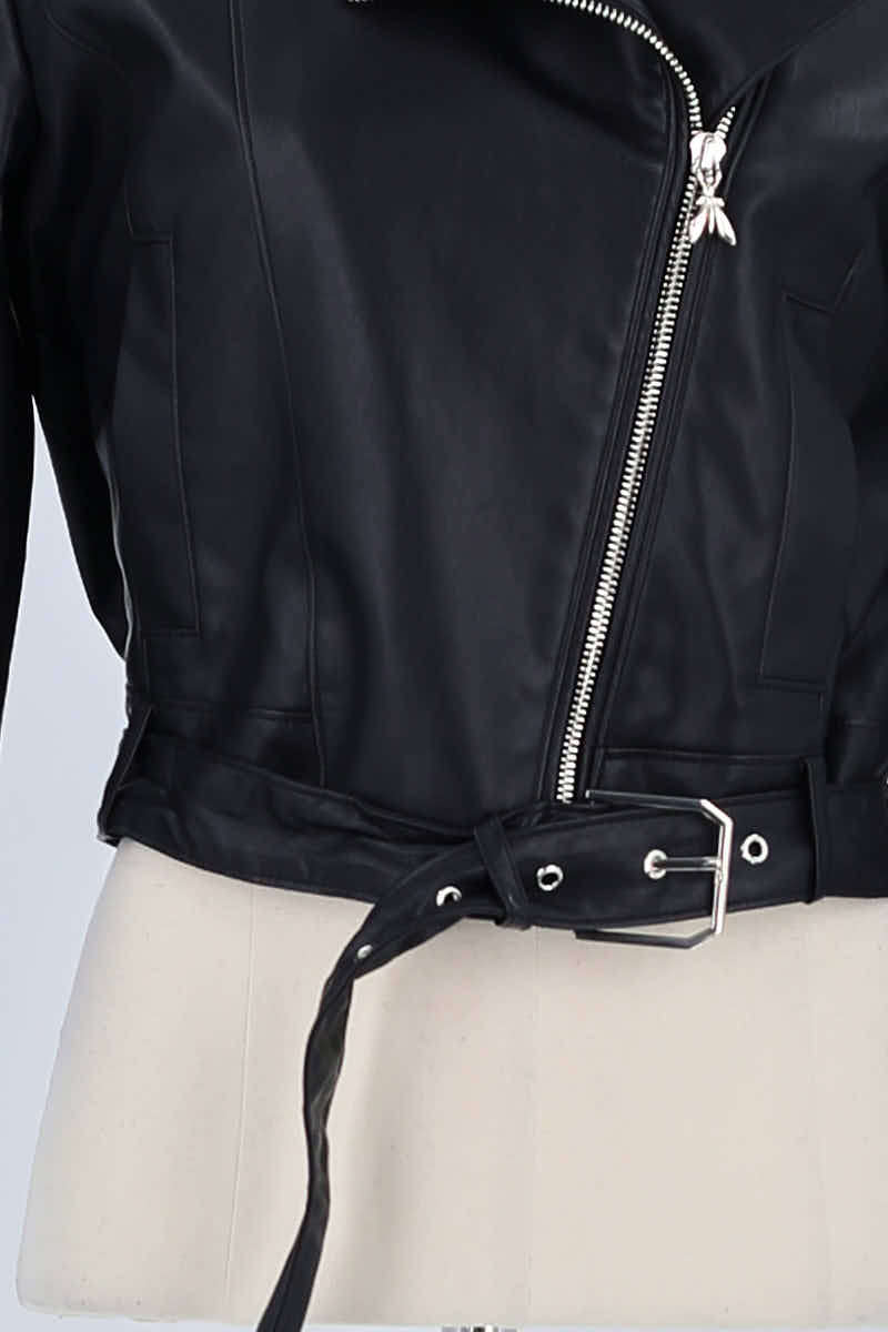 Veste Patrizia Pepe Noir en Synthétique