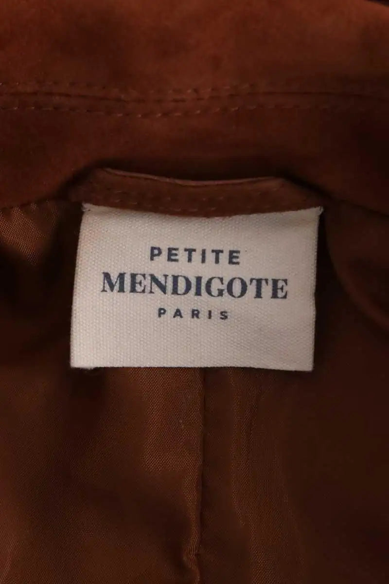 Veste Petite Mendigote Camel en Daim