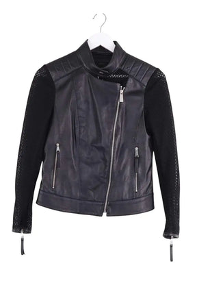 Veste Pinko Noir en Coton, taille XS - Seconde Main