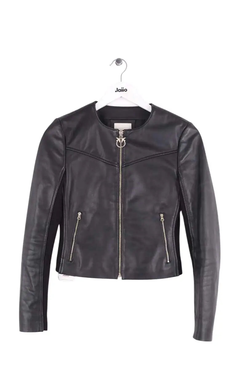 Veste Pinko Noir en Coton, taille XS - Seconde Main