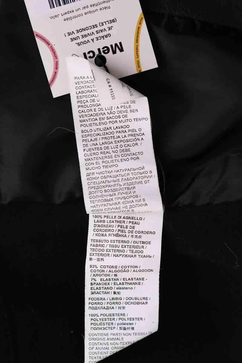 Veste Pinko Noir en Coton