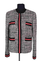 Veste Pinko Noir en Synthétique, taille S - Seconde Main