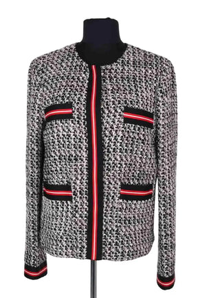Veste Pinko Noir en Synthétique, taille S - Seconde Main