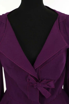 Veste Prada Violet en Synthétique