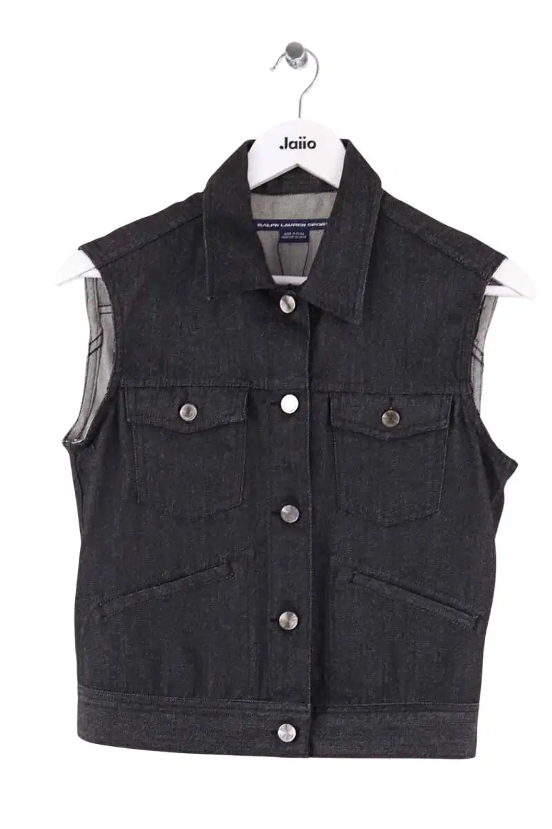 Veste Ralph Lauren Noir en Coton, taille XS - Seconde Main