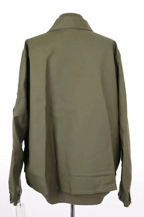 Veste Sacai Layered chore jacket Kaki en Coton
