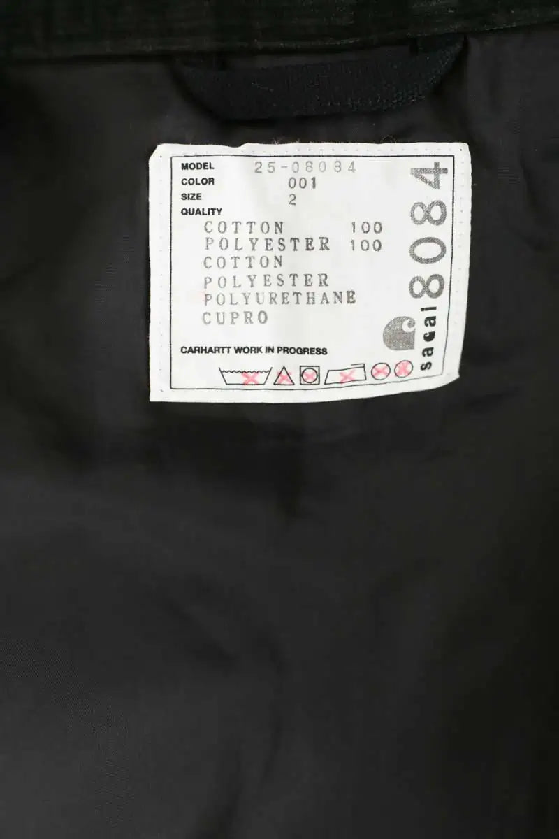 Veste Sacai Noir en Coton