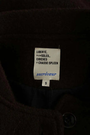 Veste Sacrécoeur Marron en Laine