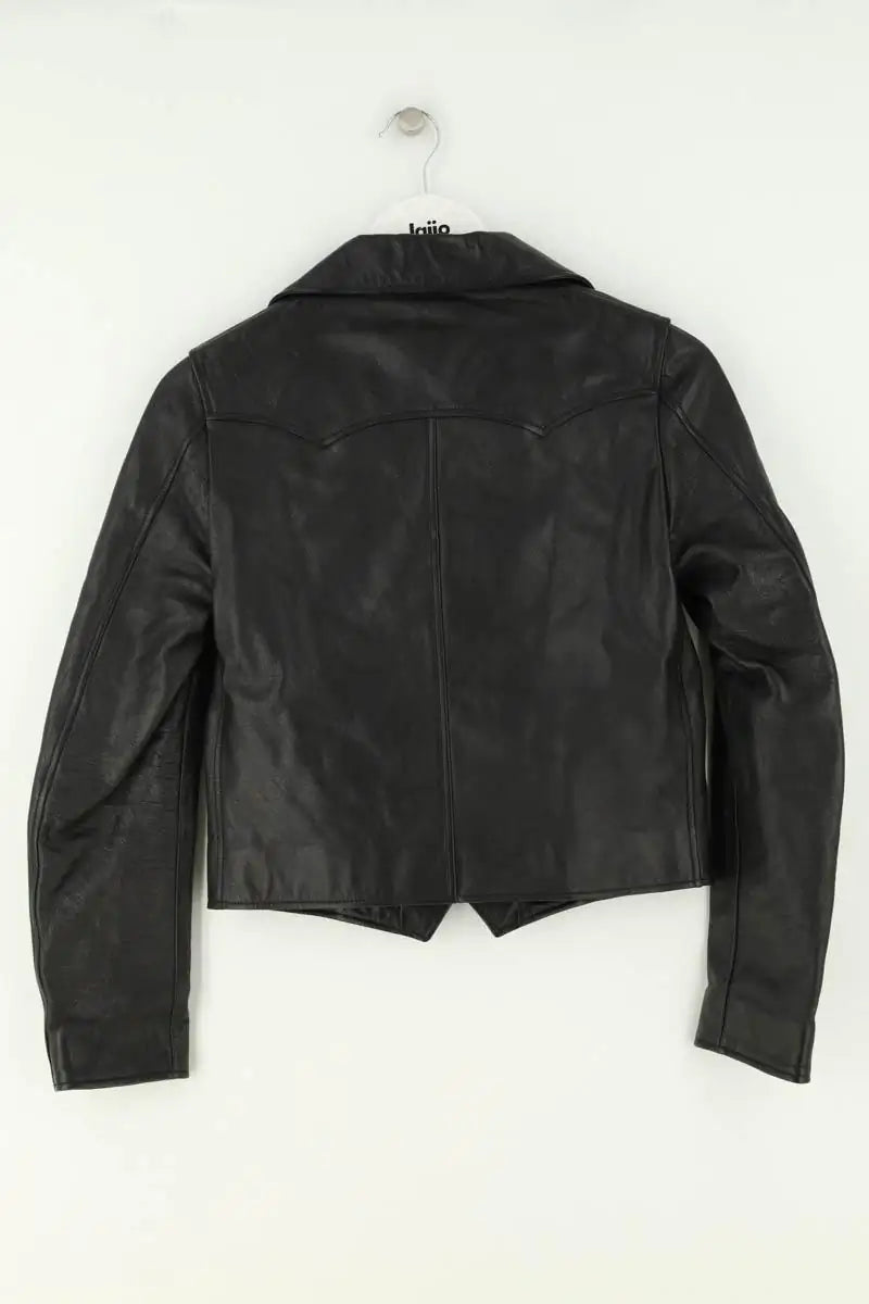 Veste Saint Laurent Noir en Cuir