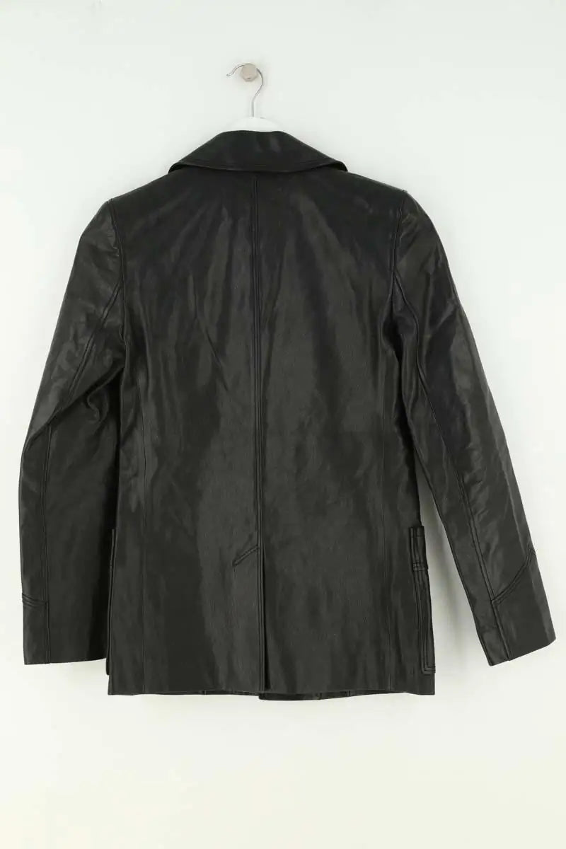 Veste Saint Laurent Noir en Cuir