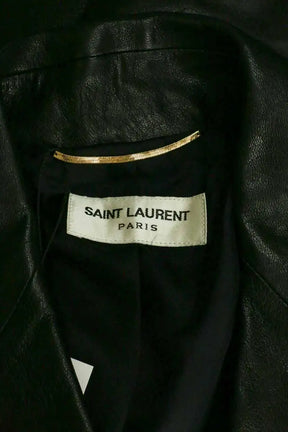 Veste Saint Laurent Noir en Cuir