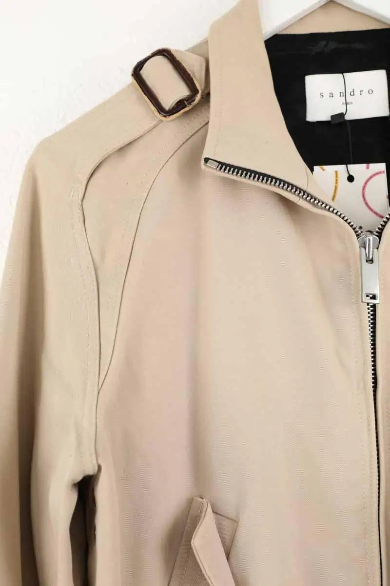 Veste Sandro Beige en Coton