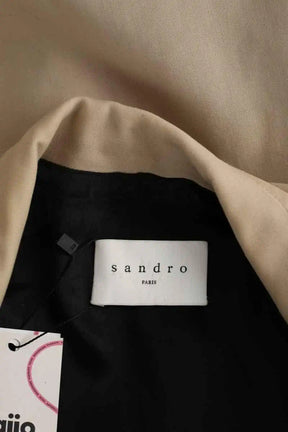 Veste Sandro Beige en Coton
